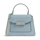 Borsa Donna a Mano THE BRIDGE linea Ginevra in Pelle Azzurra