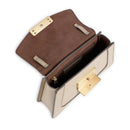 Borsa Donna a Tracolla THE BRIDGE linea Ginevra in Pelle color Burro