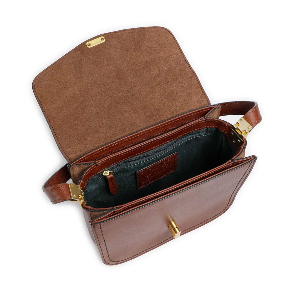Borsa Donna a Tracolla THE BRIDGE linea Mia in Pelle Marrone