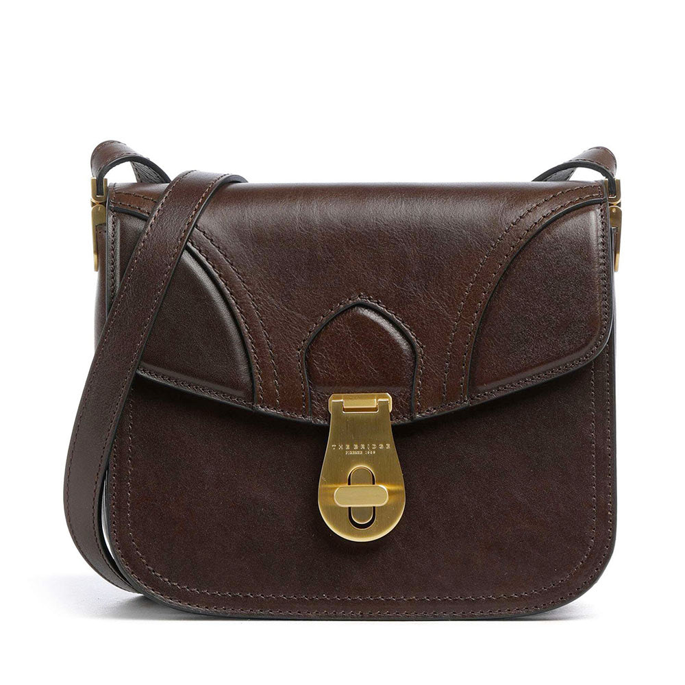 Borsa Donna a Tracolla THE BRIDGE linea Mia in Pelle color Moka