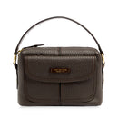 Borsa Donna a Tracolla THE BRIDGE linea Martina in Pelle color Moka