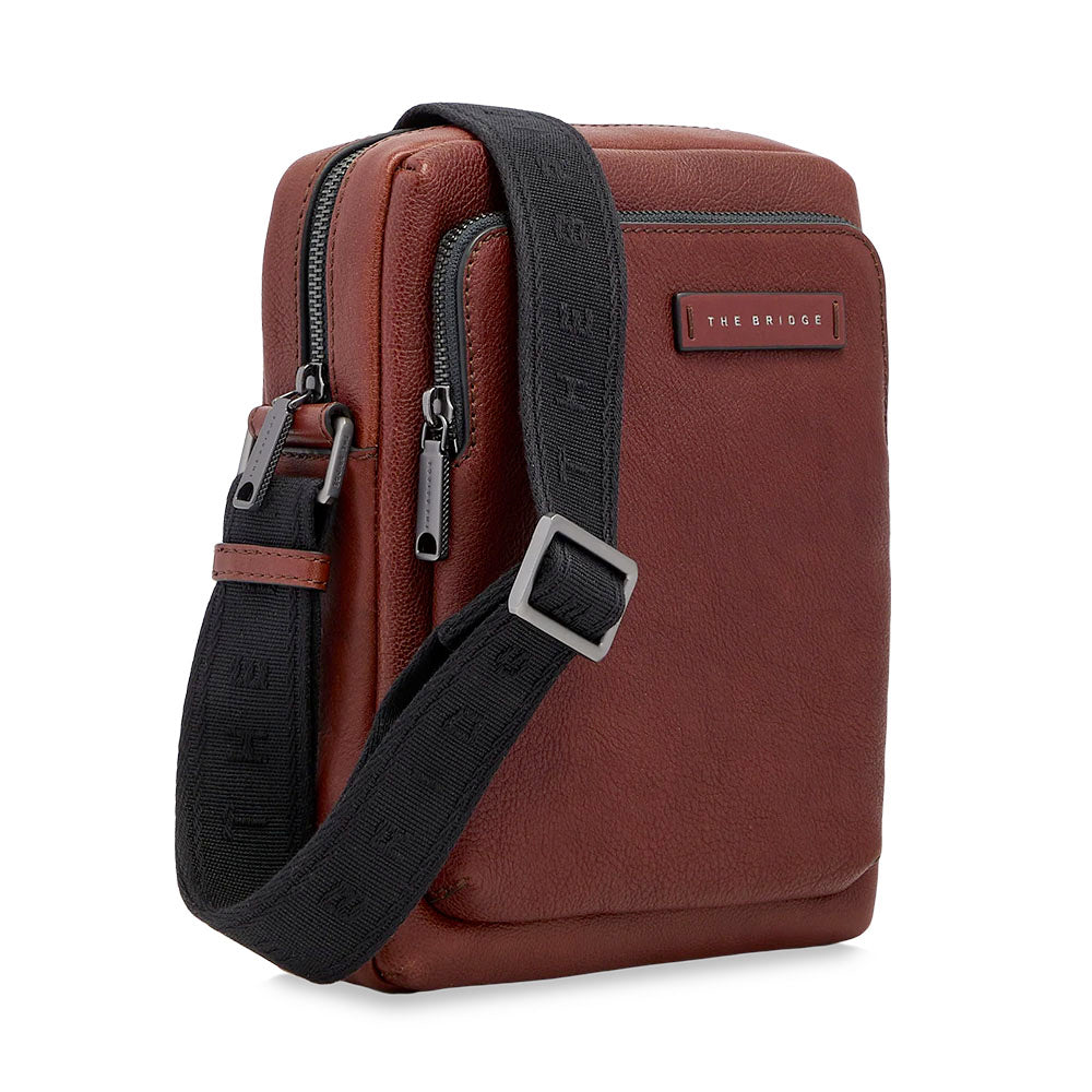 Borsello Uomo THE BRIDGE linea Ludovico in Pelle Marrone