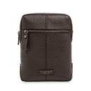 Borsello Uomo THE BRIDGE linea Manfredi in Pelle color Moka