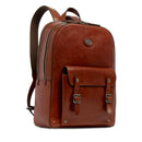 Zaino Uomo Doppio Scomparto THE BRIDGE linea Galileo in Pelle Marrone