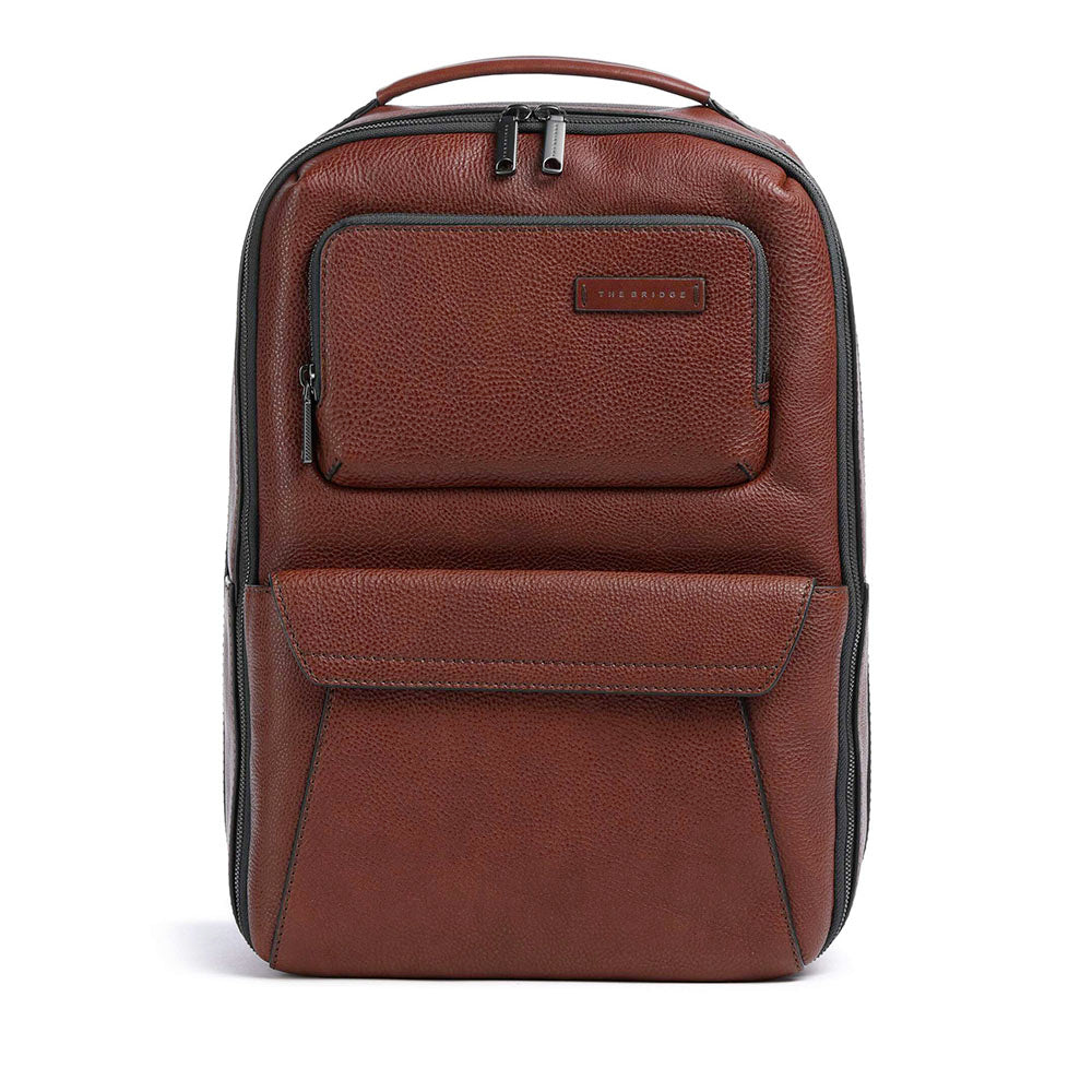 Zaino Uomo Underseat THE BRIDGE linea Ludovico in Pelle Marrone