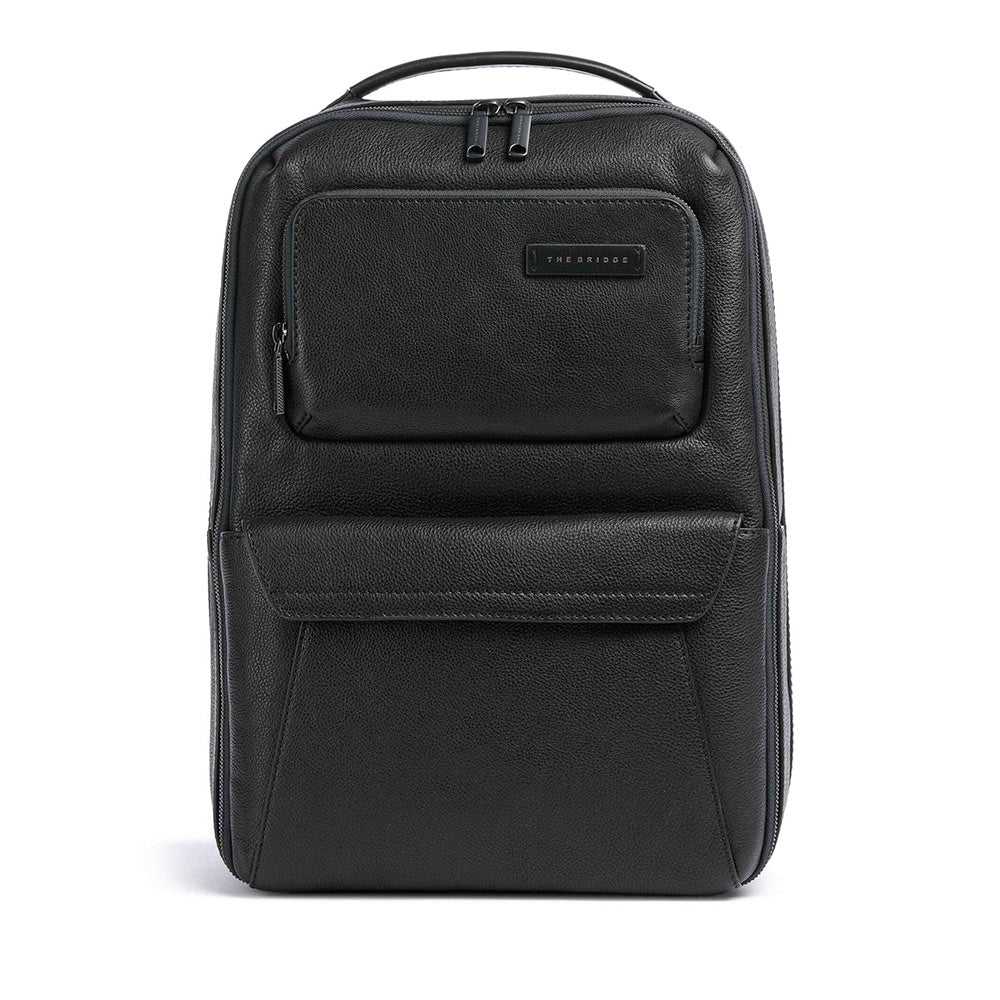 Zaino Uomo Underseat THE BRIDGE linea Ludovico in Pelle Nera