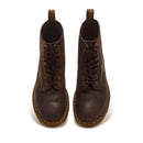 Stivali Unisex DR. MARTENS linea 1460 in Pelle Crazy Horse Dark Brown