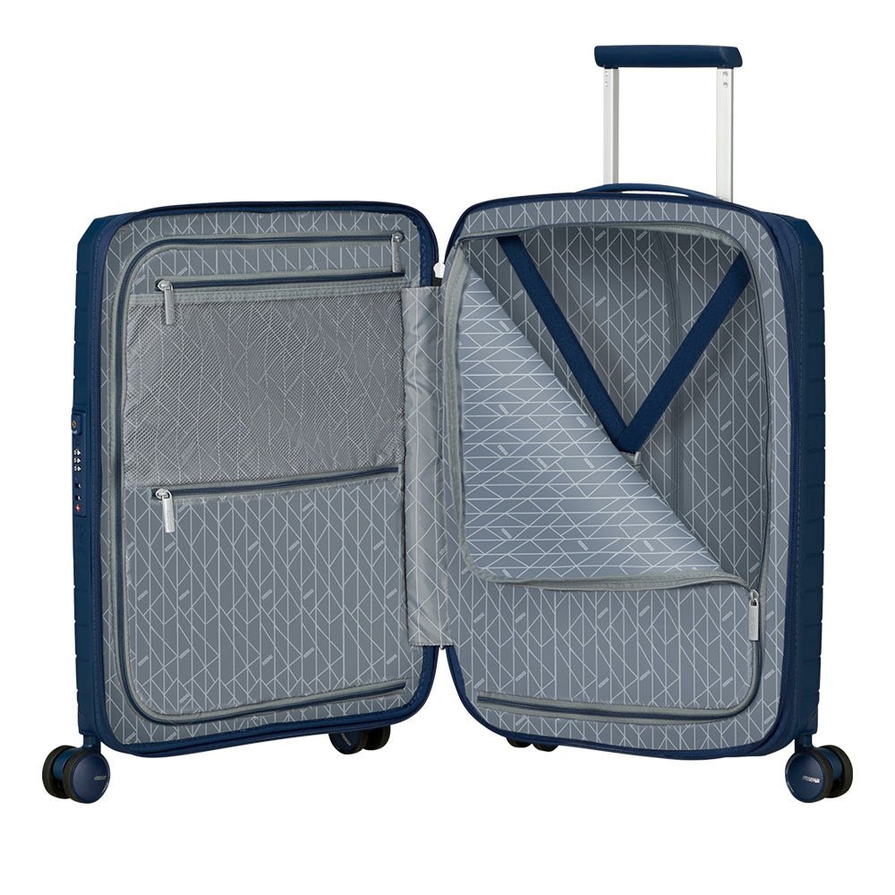 Trolley Cabina Rigido Espandibile 4 Ruote AMERICAN TOURISTER linea FastForward colore Navy Blue