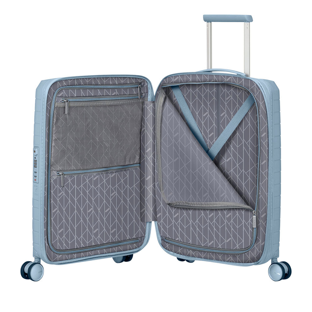Trolley Cabina Rigido Espandibile 4 Ruote AMERICAN TOURISTER linea FastForward colore Steel Blue