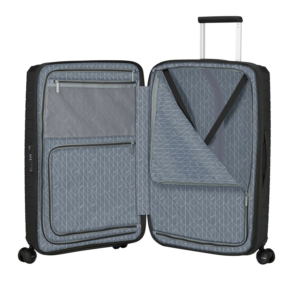Trolley Medio Rigido Espandibile 4 Ruote AMERICAN TOURISTER linea FastForward colore Flash Black