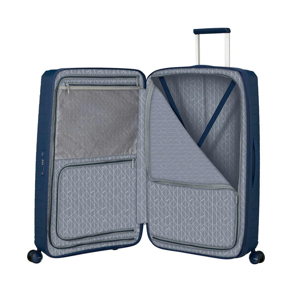 Trolley Grande Rigido Espandibile 4 Ruote AMERICAN TOURISTER linea FastForward colore Navy Blue
