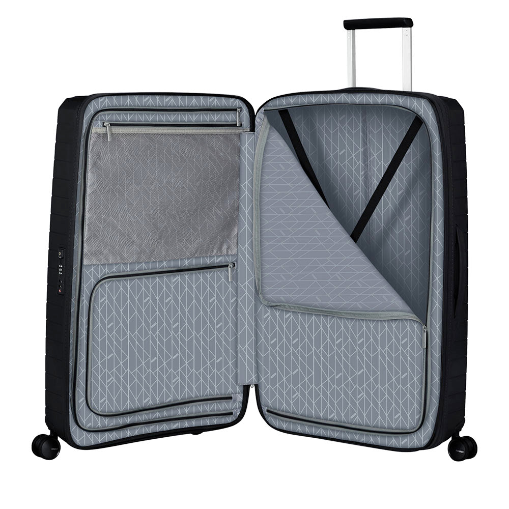 Trolley Grande Rigido Espandibile 4 Ruote AMERICAN TOURISTER linea FastForward colore Flash Black