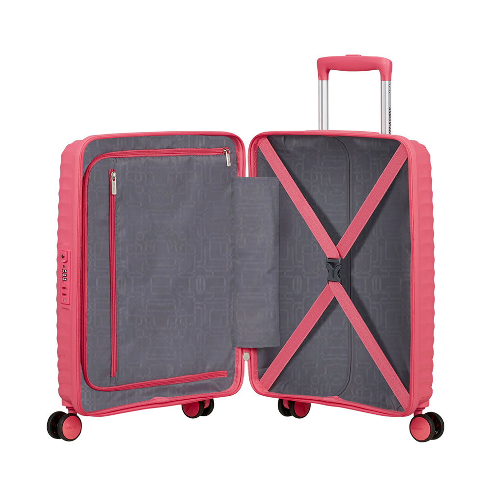 Trolley Cabina Rigido 4 Ruote AMERICAN TOURISTER linea Diablast colore Pink Glitch
