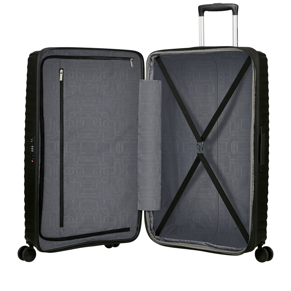 Trolley Grande Rigido Espandibile AMERICAN TOURISTER linea Diablast colore Black Code