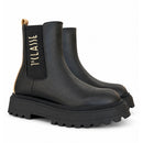Stivaletti Beatles 1A Classe Alviero Martini in Eco Nappa Nera con Maxi Logo 2579