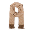 Sciarpa Donna 65 x 180 cm LIU JO con Logo Monogram color Cammello