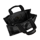 Tote Bag Donna LIU JO in Ecopelle con Logo in Fake Montone Nero