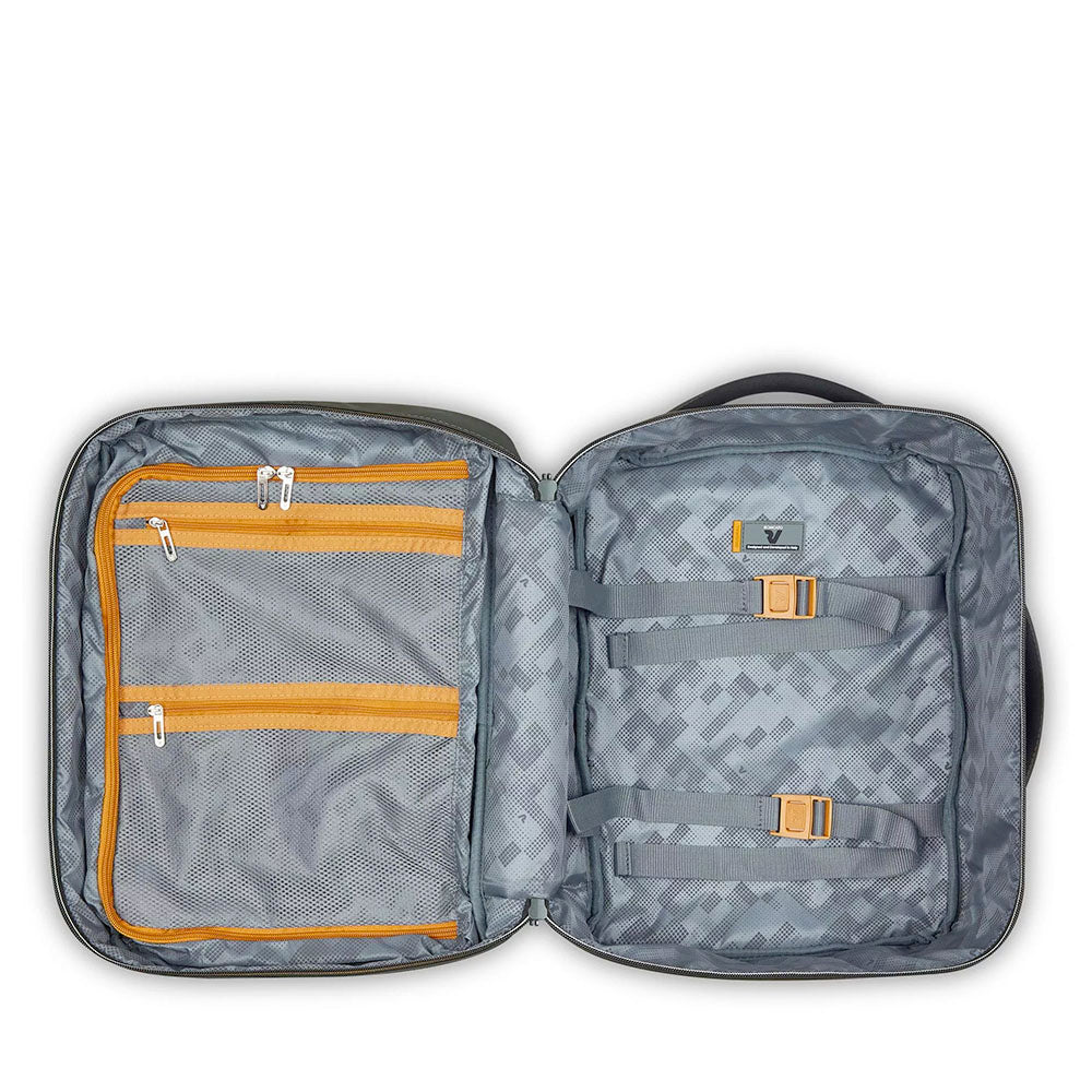 Zaino da Viaggio Underseat Small RONCATO linea Wanderline in Tessuto Gommato Verde Militare