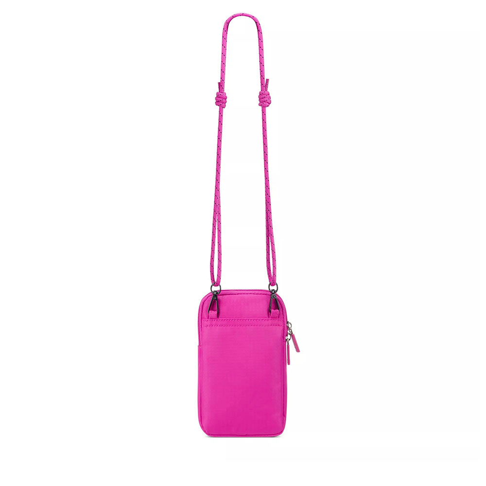 Borsello Porta Telefono RONCATO linea Lite Soft in Tessuto Fucsia