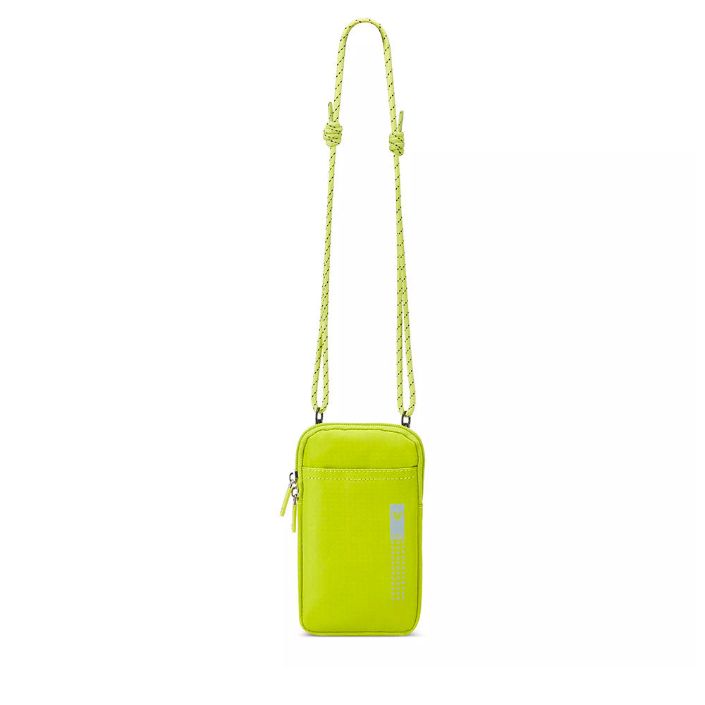 Borsello Porta Telefono RONCATO linea Lite Soft in Tessuto Cyber Lime