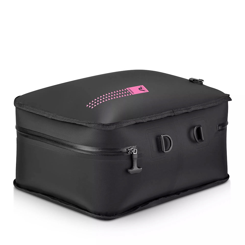 Sacca Sottovuoto per Zaino RONCATO linea Flatty in Tessuto Nero e Fucsia