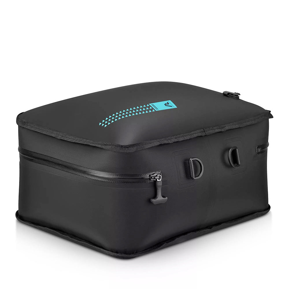 Sacca Sottovuoto per Zaino RONCATO linea Flatty in Tessuto Nero e Turchese