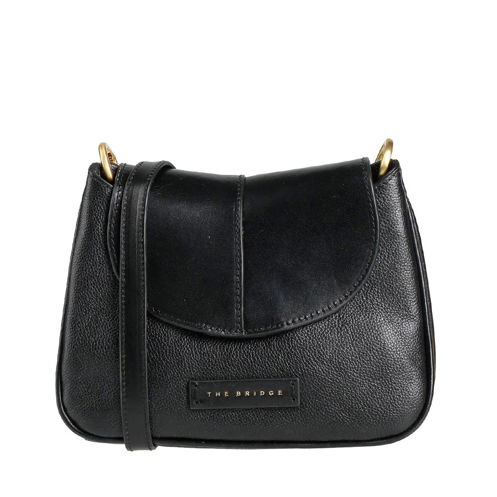 Borsa Donna a Tracolla THE BRIDGE linea Elisabetta in Pelle Nera