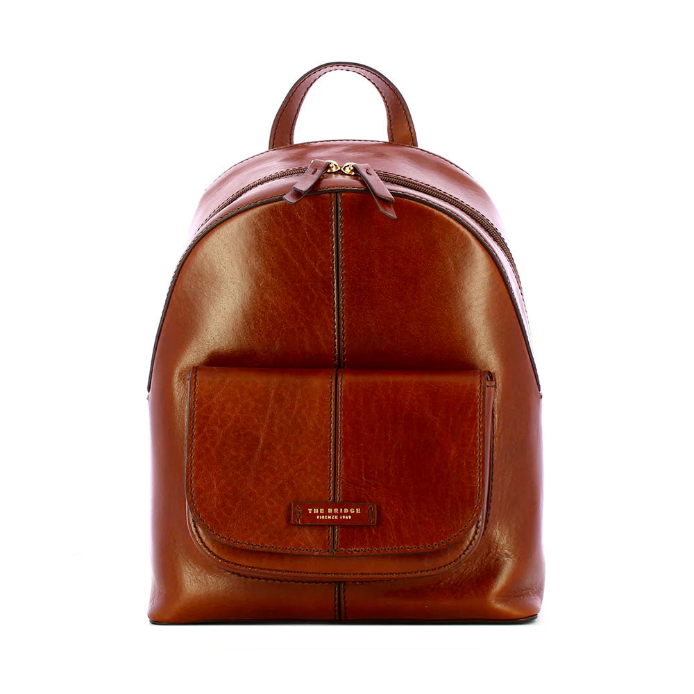 Zaino Donna THE BRIDGE linea Faentina in Pelle Marrone