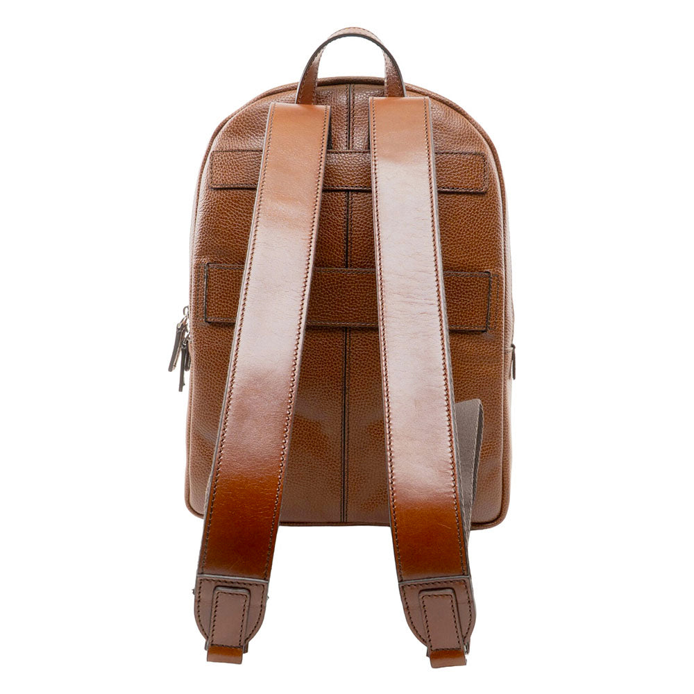 Zaino Uomo Porta PC THE BRIDGE linea Biagio in Pelle Marrone