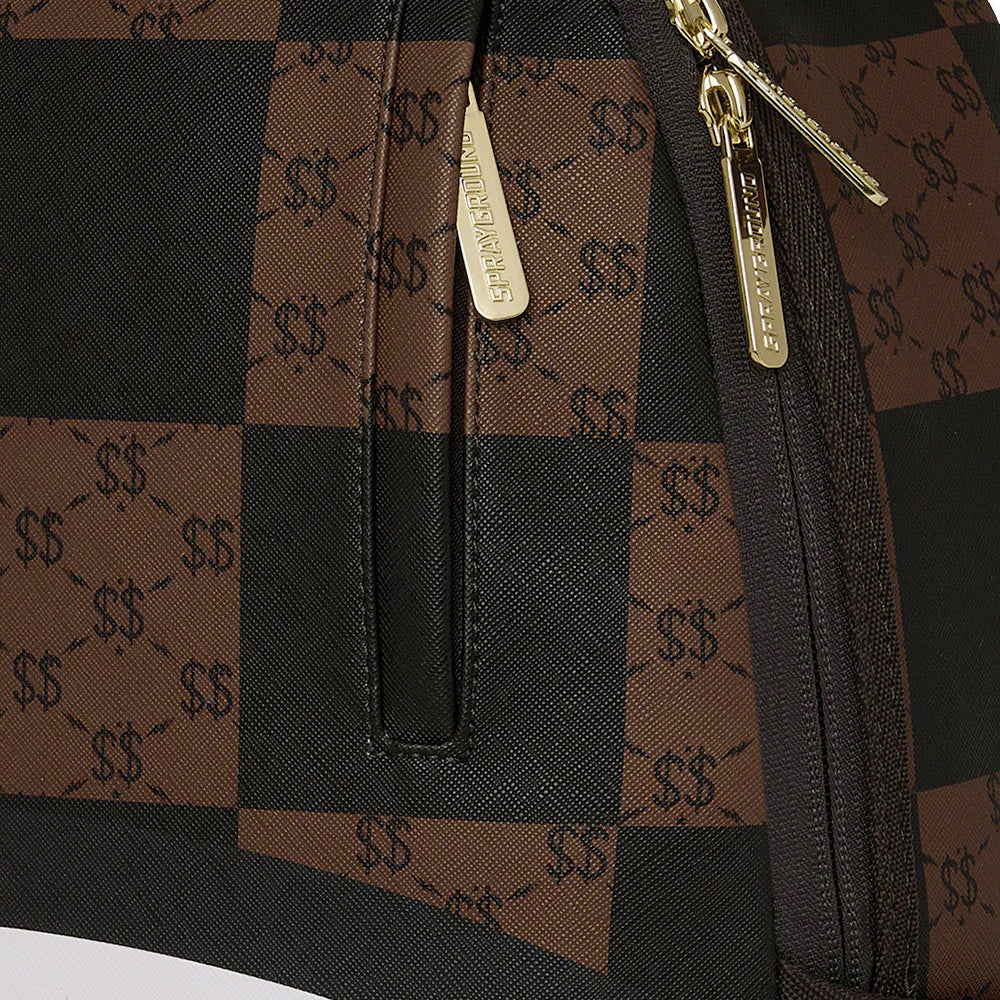 Zaino Unisex SPRAYGROUND stampa Enlarged Checks Paris