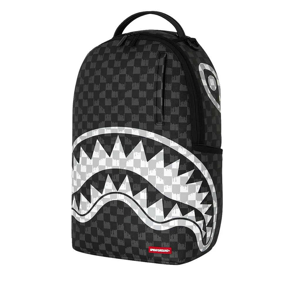 Zaino Unisex SPRAYGROUND stampa Black and White Drip Check