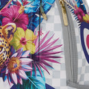 Zaino Unisex SPRAYGROUND stampa Cream Flowering Jungle Shark DLXSV