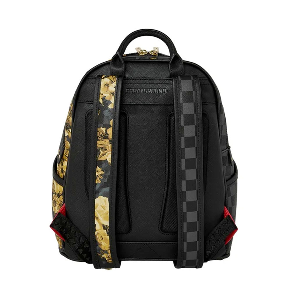 Zaino Small SPRAYGROUND stampa Gold Floral Remix Savage