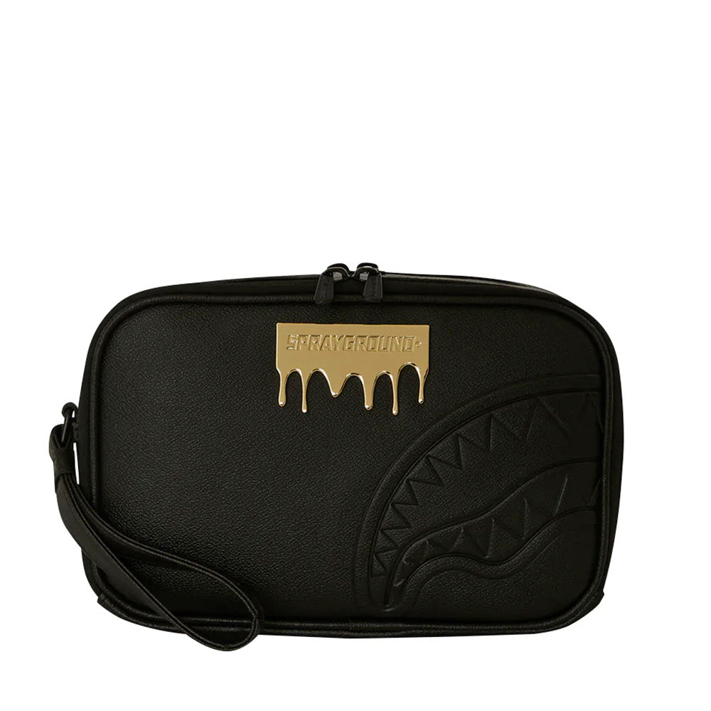 Necessaire SPRAYGROUND stampa Gold Brick Luxe