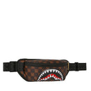Marsupio Unisex SPRAYGROUND stampa Sharks in Paris WTF Bubble Brown Check