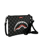 Pochette con Tracolla SPRAYGROUND stampa Sharks in Paris WTF Bubbly Black Check