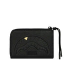 Portafoglio Piccolo con Zip SPRAYGROUND stampa Blacked Out Embossed Black Tooth