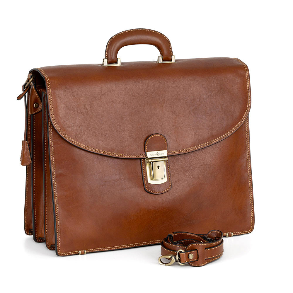 Gianni Conti Aktentasche Herren – Herren Braun
