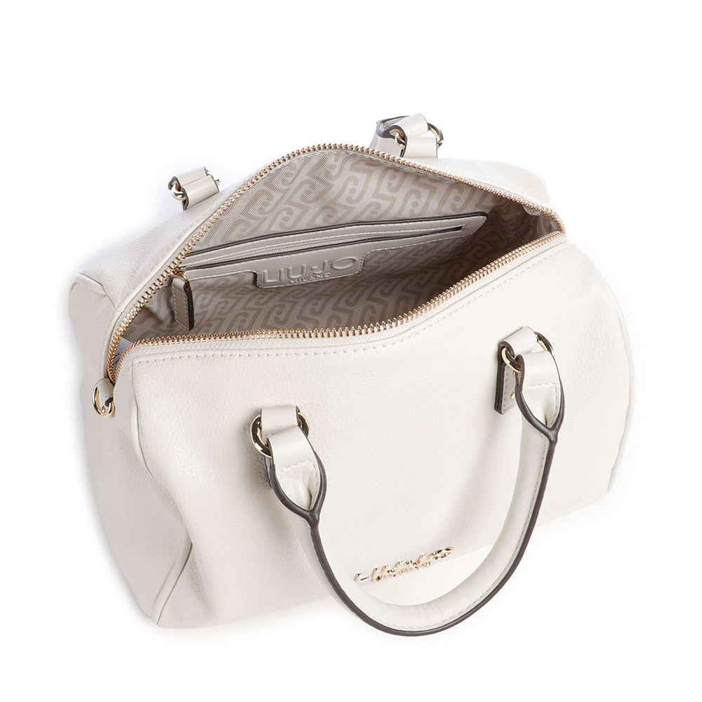 Bauletto Donna a Mano LIU JO Better effetto Bottalato color Crema