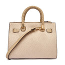 Borsa Donna a Mano LIU JO Neutro con Logo Monogram All Over