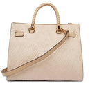 Borsa Donna a Mano Media LIU JO Neutro con Logo Monogram All Over
