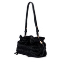 Borsa Donna a Spalla Small LIU JO linea Riccy in Faux Fur Nero