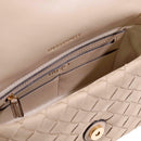 Borsa Media a Spalla Donna LIU JO Better linea La Puffy Intrecciata Beige