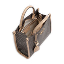Borsa Donna a Mano LIU JO stampa Monogram Testa di Moro