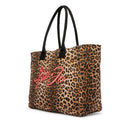 Shopping Bag Donna LIU JO in Tessuto stampa Animalier
