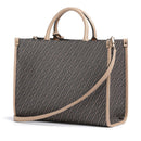 Borsa Donna a Mano Large LIU JO stampa Monogram Testa di Moro