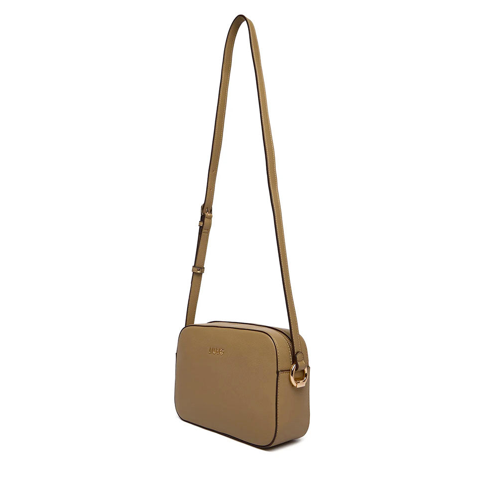 Borsa Donna a Tracolla Media LIU JO Better effetto Bottalato color Fango