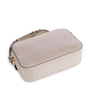 Borsa Donna a Tracolla Media LIU JO Neutro con Logo Monogram All Over