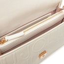 Borsa Donna a Spalla e Tracolla LIU JO Better Effetto Bottalato con Logo in Rilievo Marmo