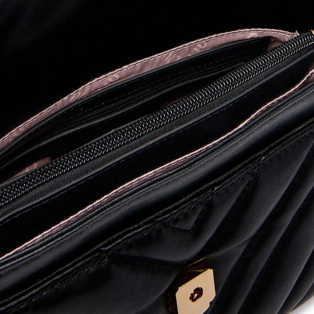 Borsa Donna Media a Spalla LIU JO Matelassè Nera